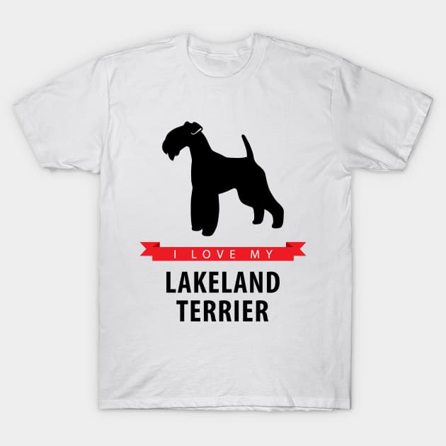 I Love My Lakeland Terrier T-Shirt by millersye